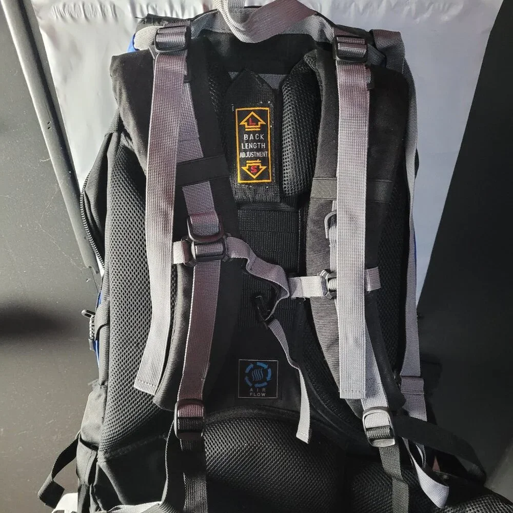 TETON Sports Fox 5200 Backpack 75L + 10L Adjustable Waist Compression Straps - Picture 2 of 2